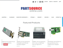 Tablet Screenshot of partsourceonline.com